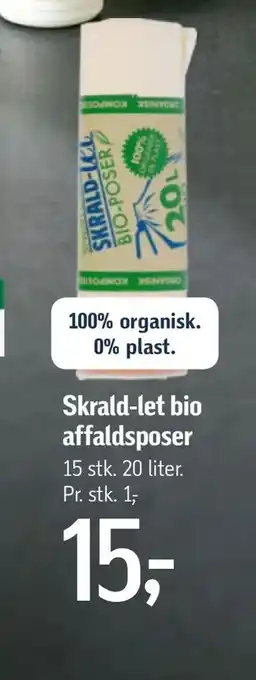 Skrald-let bio affaldsposer