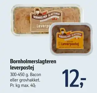 Føtex Bornholmerslagteren leverpostej tilbud