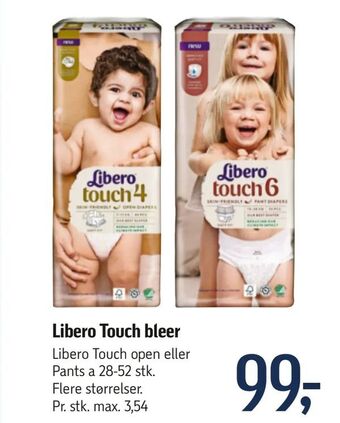 Føtex Libero Touch bleer tilbud