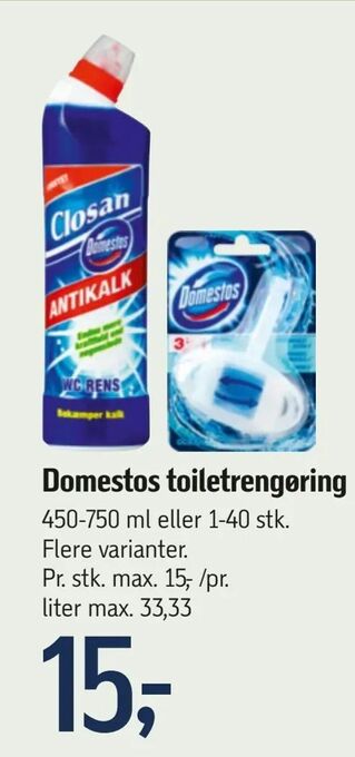 Domestos toiletrengøring