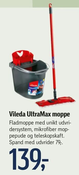 Føtex Vileda UltraMax moppe tilbud