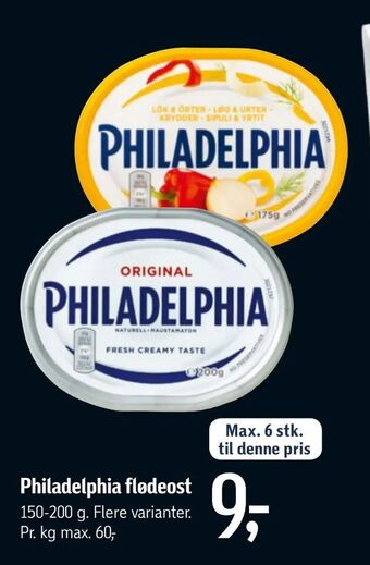 Føtex Philadelphia flødeost tilbud
