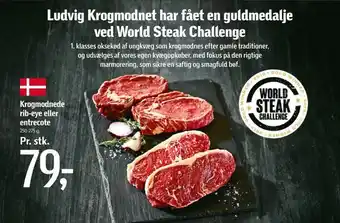 Føtex Krogmodnede rib-eye eller entrecote tilbud