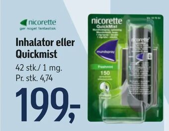 Føtex Inhalator eller Quickmist tilbud