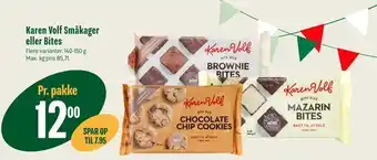 Min Købmand Karen Volf Småkager eller Bites tilbud