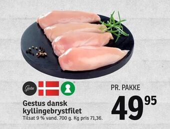 SPAR Gestus dansk kyllingebrystfilet tilbud