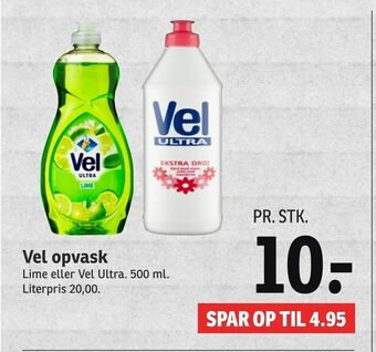 SPAR Vel opvask tilbud