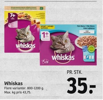 SPAR Whiskas tilbud