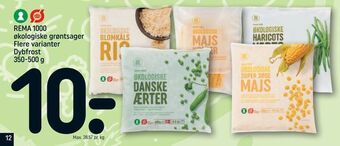 REMA 1000 REMA 1000 økologiske grøntsager tilbud