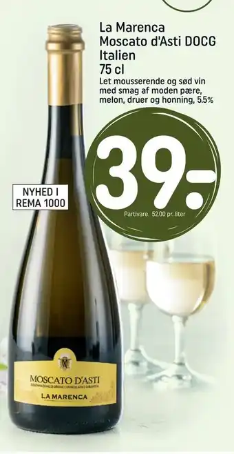 La Marenca Moscato d'Asti DOCG Italien