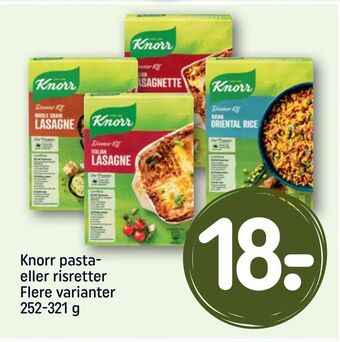 REMA 1000 Knorr pasta eller risretter tilbud