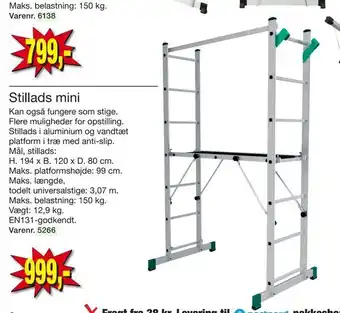 Harald Nyborg Stillads mini tilbud
