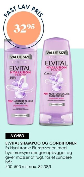 Matas Elvital shampoo og conditioner tilbud