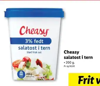 Let-Køb Cheasy salatost i tern tilbud