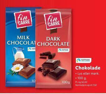 Let-Køb Chokolade tilbud