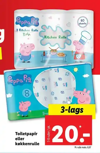 Let-Køb Toiletpapir eller køkkenrulle tilbud