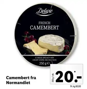 Camembert fra Normandiet