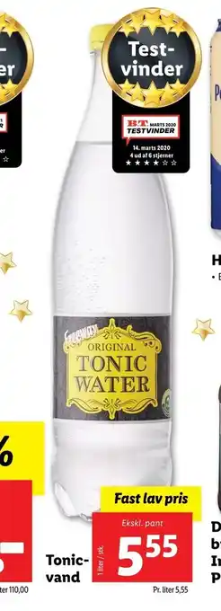 Let-Køb Tonic- vand tilbud