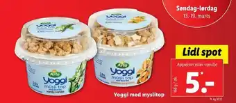 Let-Køb Yoggi med myslitop tilbud