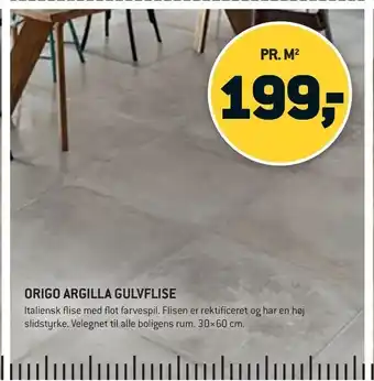 XL-BYG Origo argilla gulvflise tilbud