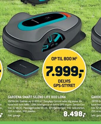 Gardena smart sileno life 800 lona