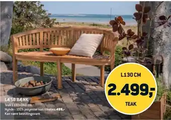 XL-BYG Læsø bænk tilbud