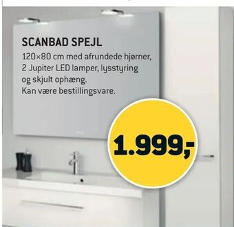 XL-BYG Scanbad spejl tilbud