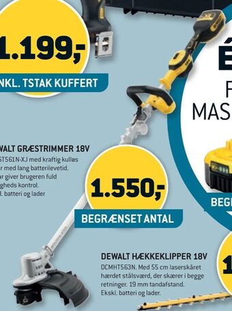 XL-BYG Dewalt græstrimmer 18v tilbud