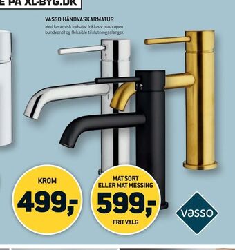XL-BYG Vasso håndvaskarmatur tilbud
