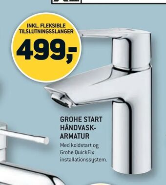 XL-BYG Grohe start håndvaskarmatur tilbud