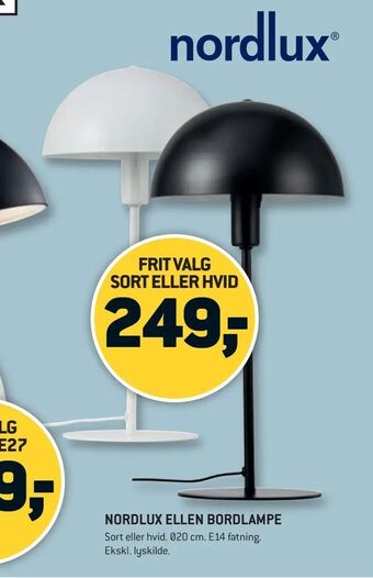 XL-BYG Nordlux ellen bordlampe tilbud
