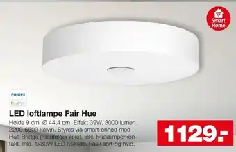 Bauhaus LED loftlampe Fair Hue tilbud