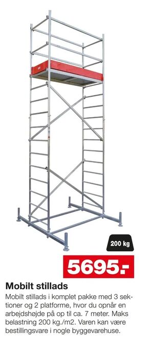 Bauhaus Mobilt stillads tilbud