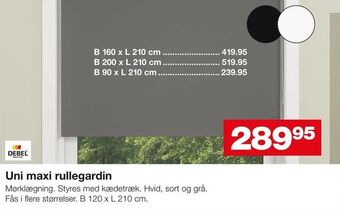 Bauhaus Uni maxi rullegardin tilbud