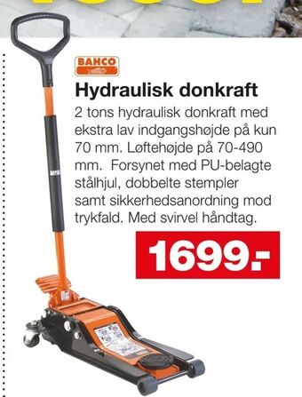 Hydraulisk donkraft