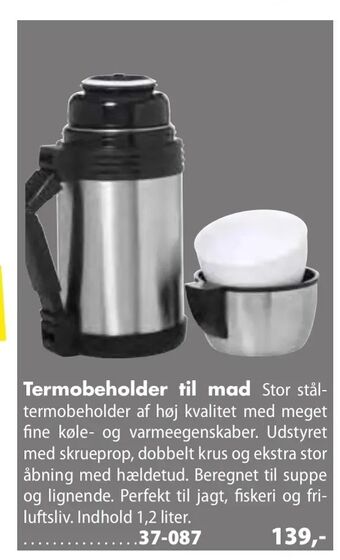Biltema Termobeholder til mad tilbud