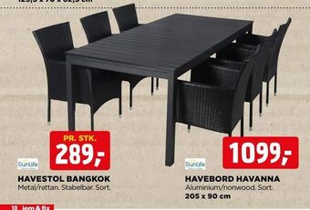 jem & fix Havebord havanna tilbud