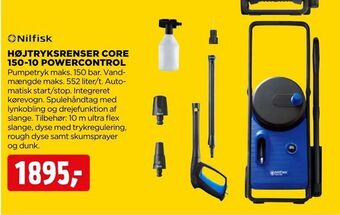 jem & fix Højtryksrenser core 150-10 powercontrol tilbud