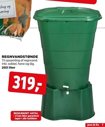 jem & fix Regnvandstønde tilbud