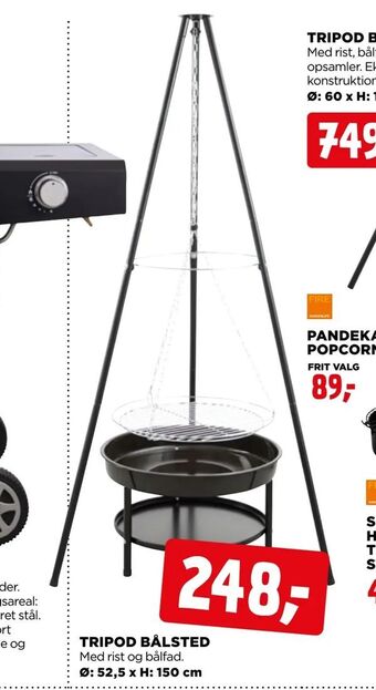 jem & fix Tripod bålsted tilbud