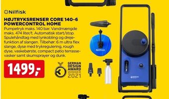 jem & fix Højtryksrenser core 140-6 powercontrol home tilbud