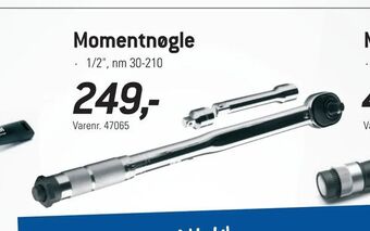 Thansen Momentnøgle tilbud