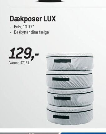 Dækposer LUX