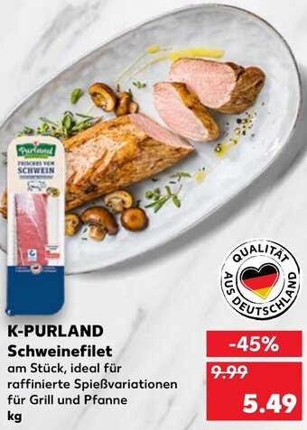 Kaufland K-Purland Schweinefilet tilbud