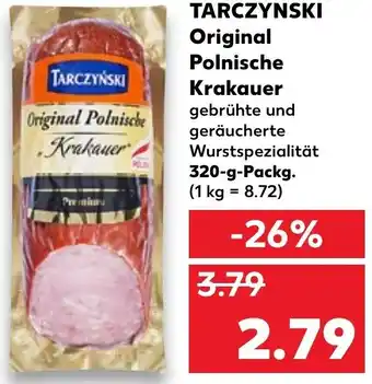 Kaufland Tarczynski Original Polnische Krakauer 320g tilbud