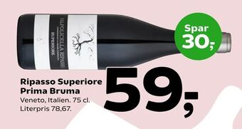 Coop 365 Ripasso Superiore Prima Bruma tilbud