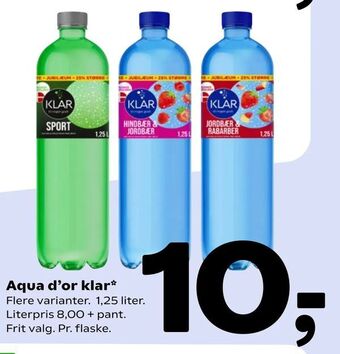 Coop 365 Aqua d'or klar tilbud