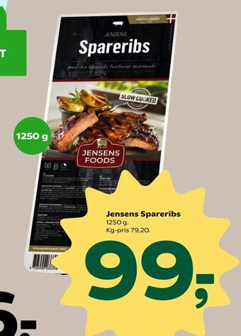 Coop 365 Jensens Spareribs tilbud