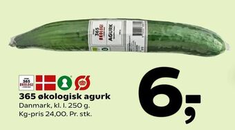 Coop 365 365 økologisk agurk tilbud