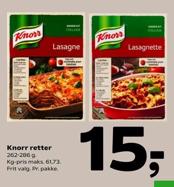 Coop 365 Knorr retter tilbud